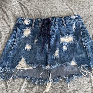 Denim Jean Skirt
